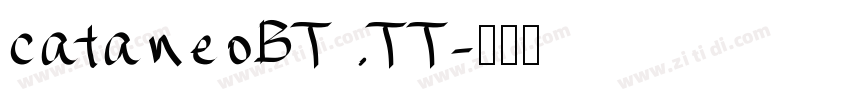 cataneoBT TT字体转换